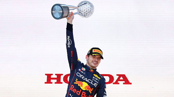 Honda先进动力单元技术助力！ <br>马克斯·维斯塔潘蝉联F1年度车手总冠军