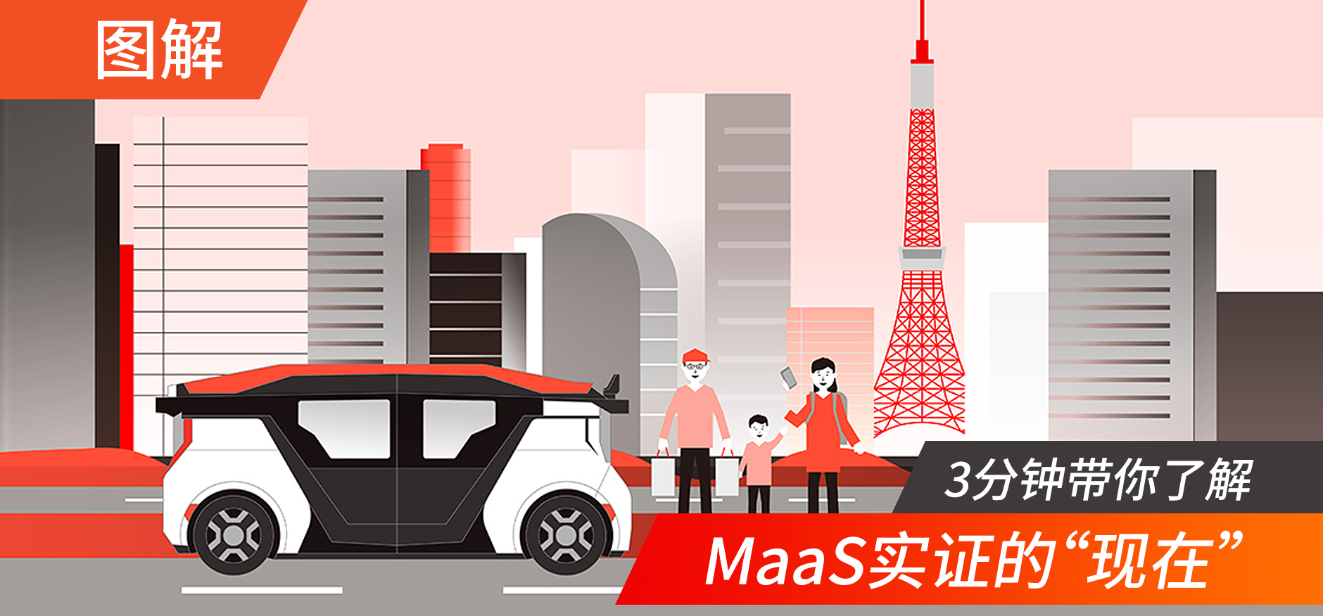 【图解】3分钟带你了解自动驾驶出行服务 在日本进行的实证试验和新的交通基础设施