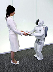 Honda发布新一代ASIMO-交接托盘