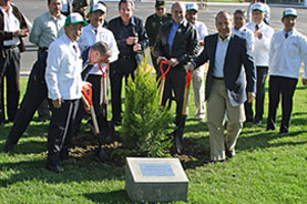 Honda在墨西哥的汽车产量累计达20万辆-纪念植树