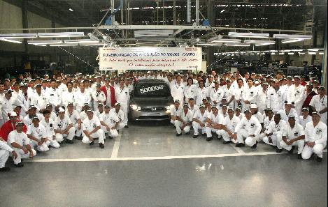 Honda巴西汽车工厂累计产量达50万辆