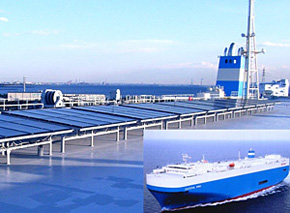 日本全国展开公共·产业用薄膜型太阳能电池的销售-外航大型船