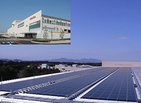 日本全国展开公共·产业用薄膜型太阳能电池的销售-熊本製作所 汽车新工厂