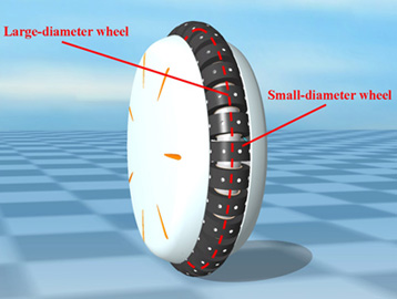 Honda研发出全新的人机协调移动技术~采用全球首例可前后左右自由移动的驱动结构~-概念图